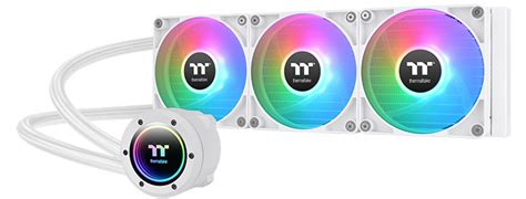 Thermaltake 420mm TH420 V2 ARGB Sync Snow All In One CPU Water Cooler ...