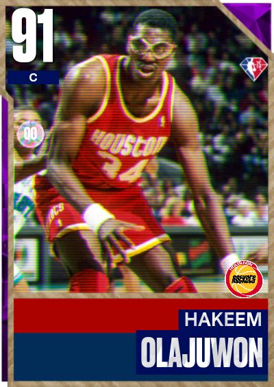 NBA 2K23 2KDB Custom Card Hakeem Olajuwon