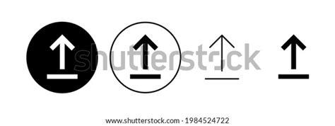 Upload Icon Set Load Data Symbol Stock Vector Royalty Free 1984524722