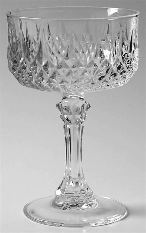 Longchamp Clear Champagne Tall Sherbet By Cristal D Arques Durand