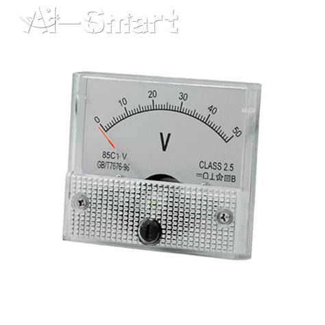 Gbt7676 98 85c1 Analog Panel Amp Meter Voltmeter Gauge Dc 0 30v0 50v 5a0 10a Ebay