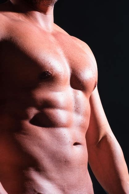 Desnudo Hombre Torso Recortado Cuerpo De Sexy Muscular Desnudo Gay Desnudo Abs Tipo