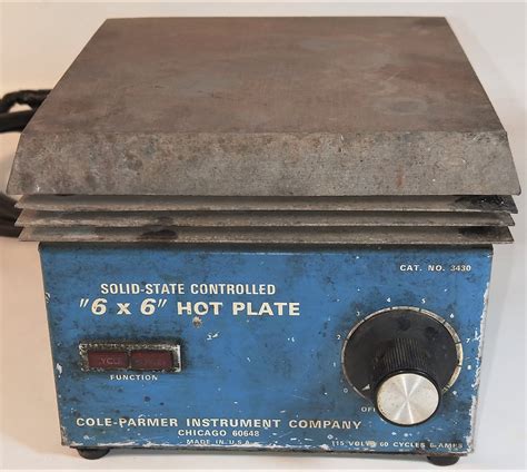 Used Cole Parmer Aluminum Top Hot Plate X Plate For Sale At Chemistry RG C