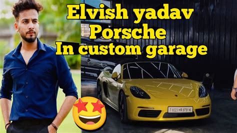 Elvish Yadav Porsche Car In Custom Garage Gurugram 😍😍🔥🔥 Sukhralia G K Vlogs Elvishyadav