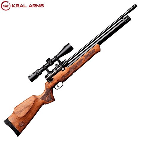 Buy Online PCP Air Rifle Kral Arms Puncher Mega Walnut From KRAL ARMS