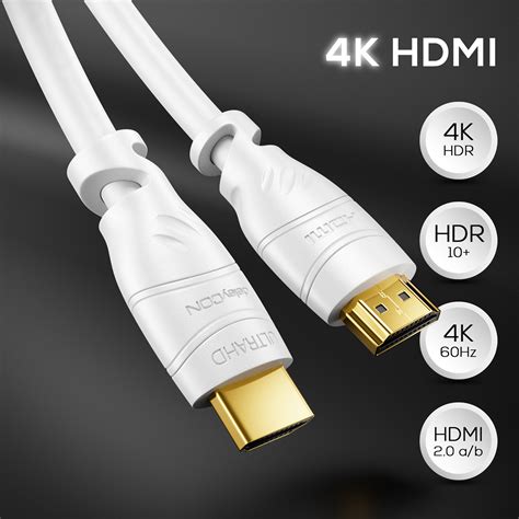 Deleycon Hdmi Kabel A B Uhd P K Hz Hdr Hdcp Arc