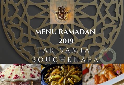 Recettes Ramadan Menus Du Ftour Le Monde Culinaire De Samia