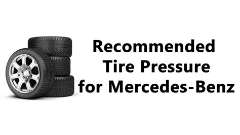 Mercedes Benz Tire Pressure Youtube