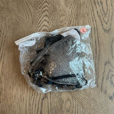 Swim Silver Glitter Bikini Pc Nwt Poshmark