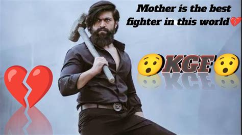 Kgf Mother Is The Best Fighter In This World💔 Youtube