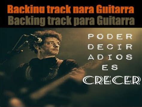 Gustavo Cerati Adios Pista Backing Track Para Guitarra Con Voz