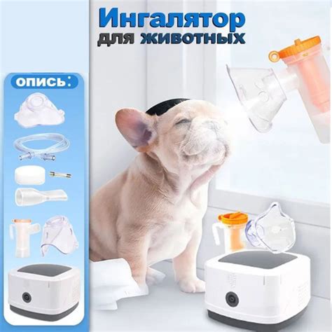 Ветеринарный распылитель Ингалятор для домашних животных Сжатое ...