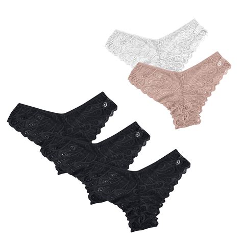 BSDJILFG Women S Lace Thong Bikini Bottom Bedroom Lingerie Sexy Comfortable And Seamless