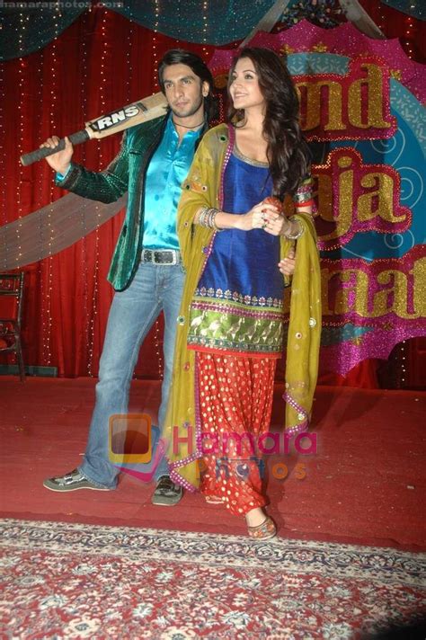 Anushka Sharma And Ranveer Singh At Band Baaja Baraat Promo Shoot For