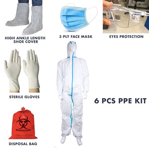 Non Woven Disposable Ppe Kit With Taping Sitra Approved Drdo Approved