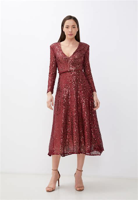 Платье Rich Naked цвет бордовый MP002XW0A9DN купить в интернет магазине Lamoda