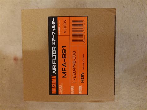 Воздушный фильтр масума-хорошая альтернатива VIC — Honda CR-V (RD4/RD5 ...