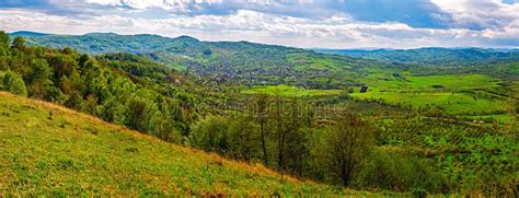 Village in the valley. stock photo. Image of green, country - 116746960