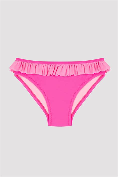 Kız Çocuk Papatya Desenli Üçgen Bikini Takımı PLHC R IY MIX Çok Renkli Penti