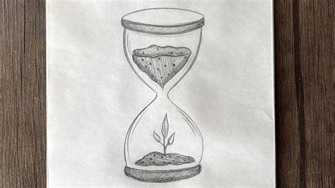 How To Draw Hourglass Step By Step Easy Pencil Drawing Ideas For