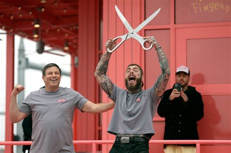 Post Malone Opens Raising Canes He Designed In Midvale Utah Deseret