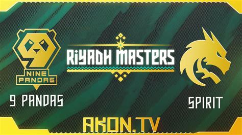 DOTA 2 RU 9Pandas Vs Team Spirit Bo2 Riyadh Masters 2023 Group