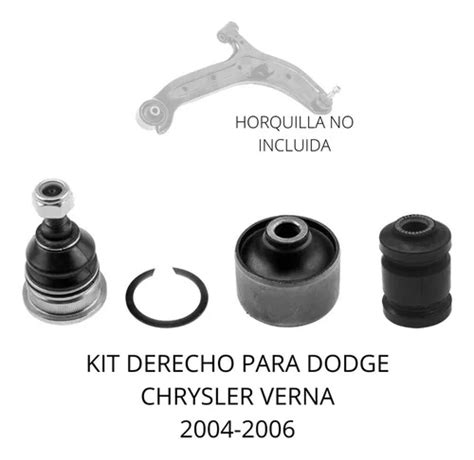 Kit Bujes Y Rotula Derecha Para Dodge Chrysler Verna 04 06 Envío gratis