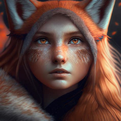 Девушка лиса | Пикабу