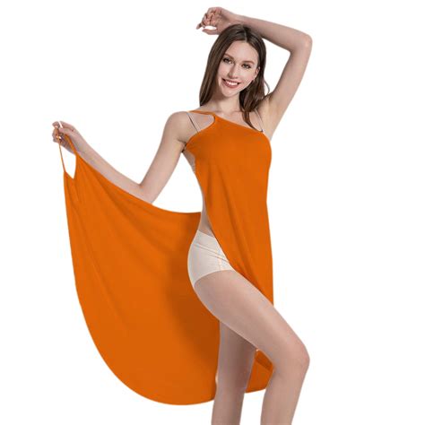 Litie Women Solid Color Cross Over V Neck Off Shoulder Backless Split Hem One Piece Bikini Cover