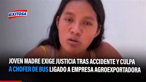 Joven Madre Exige Justicia Tras Accidente Y Culpa A Chofer De Bus