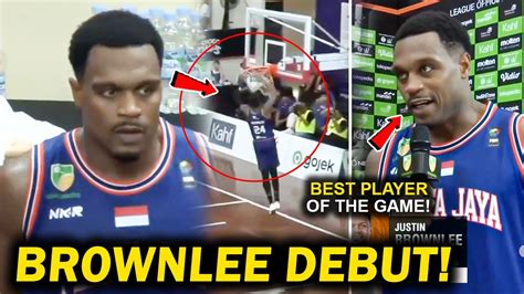 JUSTIN BROWNLEE INDONESIA DEBUT PAKITANG GILAS AGAD Best Player Pa Sa