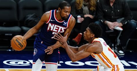 Kevin Durant Drops 32 To Lead Nets Past Trae Young Hawks For 3rd