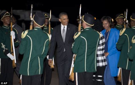 President Obama Lands In South Africa But Wont Be Visiting Ailing