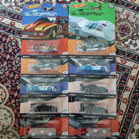 Hot Wheels Premium Silhouettes Series CASE Pcs Shopee Malaysia