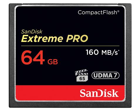 Sandisk CF Extreme Pro 64 GB (160 MB/s) : Caratteristiche e Opinioni ...