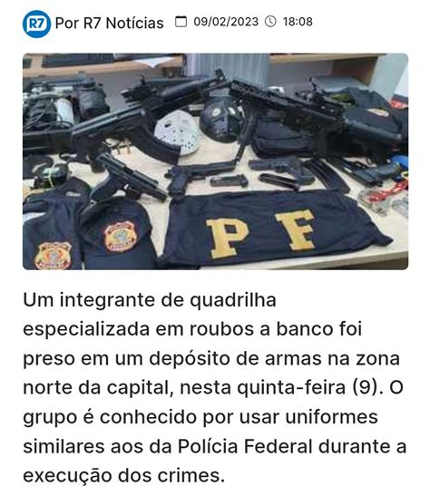 Nelson Carvalheira🇧🇷 On Twitter Integrante De Quadrilha Que Usava