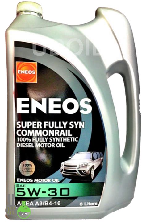 น้ำมันเครื่อง ดีเซล 5W30 ENEOS SUPER FULLY SYN 5W-30 สังเคราะห์แท้ 100% ...