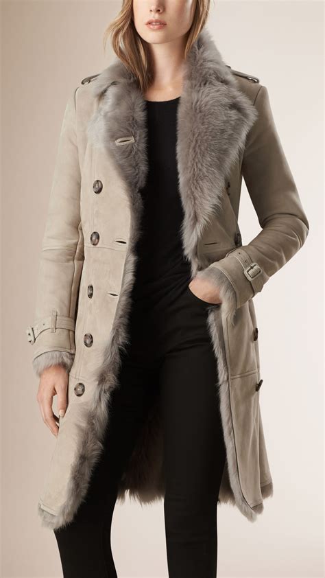 Shearling Trench Coat | Cool outfits, Coat, Coat fashion