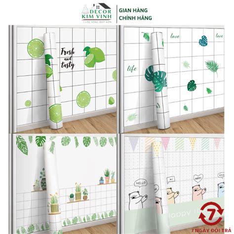 Decal Gi Y D N B P Tr Ng Nh M Decor Kim Vinh C C M U Hot Hi N I Keo S N Kh R Ng Cm Cu N M