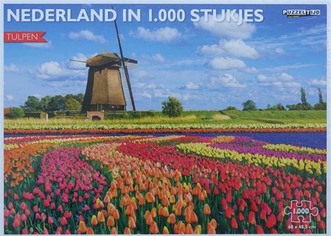 Nederland In Stukjes Tulpen Nieuw In Cellofaan Stukjes Legpuzzels