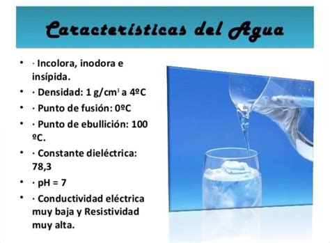 Cu Les Son Las Caracter Sticas Del Agua Que La Hacen Tan Necesaria