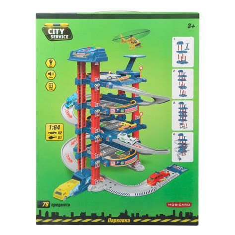 Многоуровневая парковка 5 уровней с лифтом и вертолётной площадкой ...