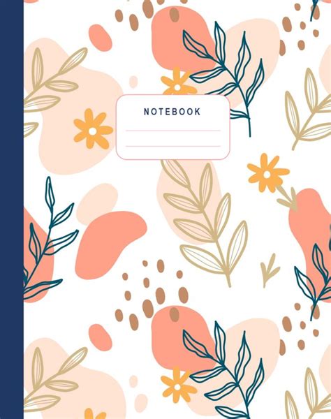 Notebook Cover Design Template