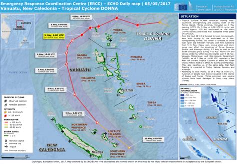 Vanuatu - Tropical Cyclone DONNA - ECHO Daily Map | 05/05/2017 ...