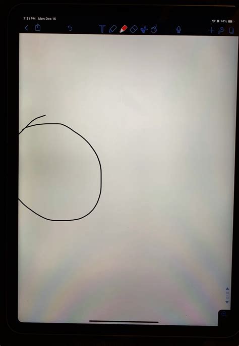 Dark Grey Cloud Spot On IPad Pro 11in Scr Apple Community