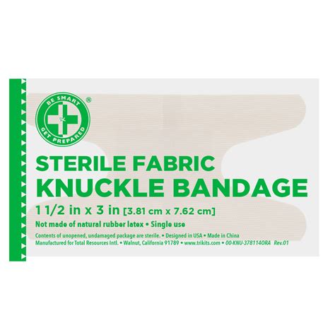 Refill Fabric Knuckle Bandages 10 Pcs First Aid Plus More