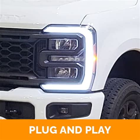 2023 2024 Plug And Play Ford Super Duty Factory Strobe Light Kits