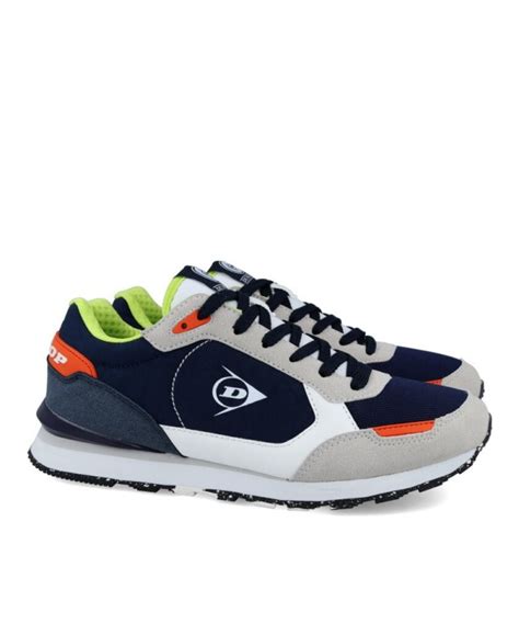 Dunlop 35890 Men's casual sneakers in navy blue colour