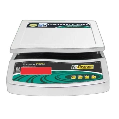 Siyaram SS Electronic Weighing Scales For Retail Shop 20kg At Rs 3800