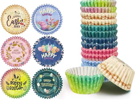 Amazon Qiqee Easter 300PCS Mini Cupcake Liners Cupcake Cups 6